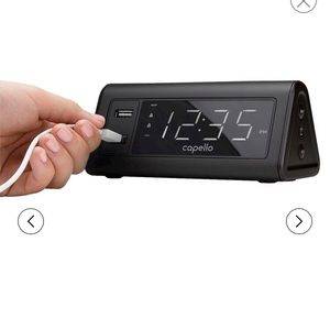 Capello Double Charge Alarm Clock